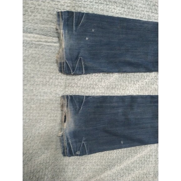 MEK Distressed Denim Bootcut Jeans Size 27 - Picture 12 of 12